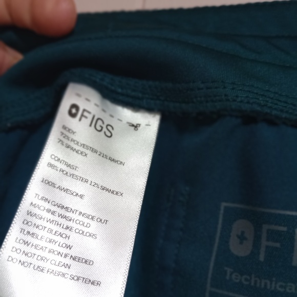 EUC! Figs Technical Collection - Teal (XS) - Picture 10 of 10